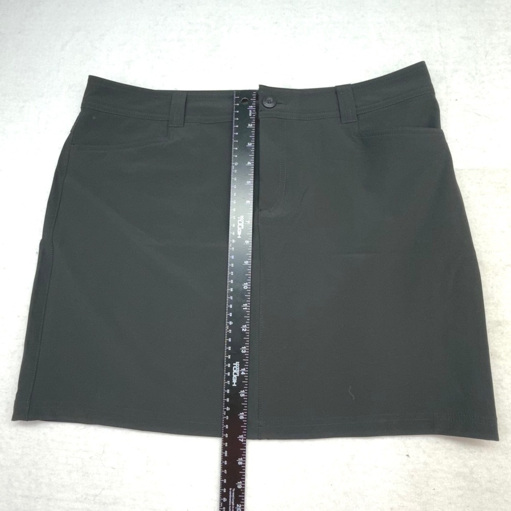 Eddie Bauer Womens‎ Skort Size 12 Black Athletic Golf athlesure casual Skirt